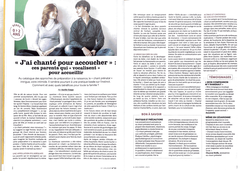 Article d'Aurélie Combs - © Le Ligueur